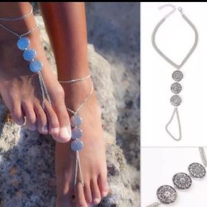 Boho Medallion anklet